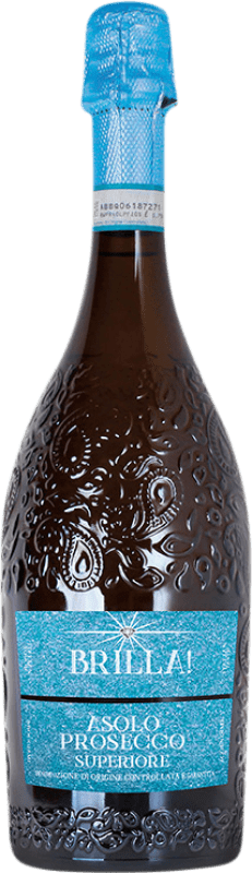 18,95 € Envío gratis | Espumoso blanco Brilla D.O.C.G. Asolo Prosecco Italia Glera Botella 75 cl