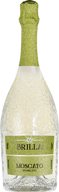 16,95 € Бесплатная доставка | Белое игристое Brilla I.G.T. Grappa Piemontese Пьемонте Италия Muscat White бутылка 75 cl