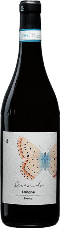 25,95 € Spedizione Gratuita | Vino bianco Camparo Quando Blanco D.O.C. Langhe Italia Viognier, Arneis Bottiglia 75 cl