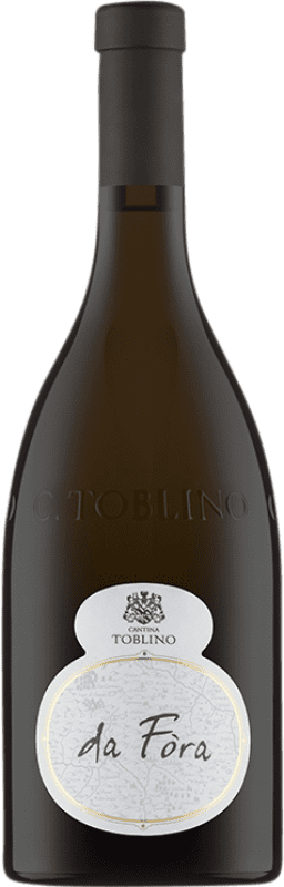 32,95 € Бесплатная доставка | Белое вино Cantina Toblino Da Fòra Bio D.O.C. Trentino Италия Manzoni Bianco бутылка 75 cl