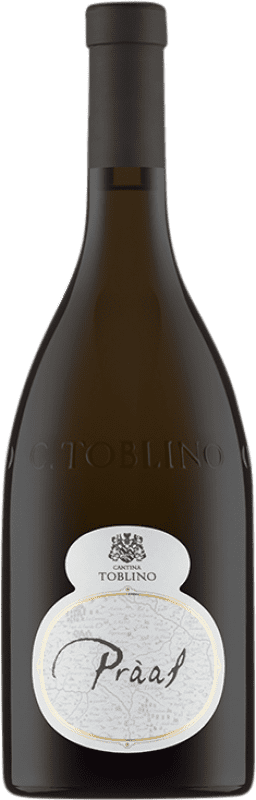 34,95 € Envío gratis | Vino blanco Cantina Toblino Praàl Bio D.O.C. Trentino Italia Pinot Blanco Botella 75 cl