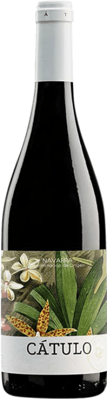 8,95 € Envio grátis | Vinho tinto Casa del Lúculo Cátulo Tinto D.O. Navarra Navarra Espanha Grenache Garrafa 75 cl