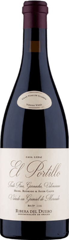 54,95 € Envoi gratuit | Vin rouge Casa Lebai. El Portillo D.O. Ribera del Duero Espagne Tempranillo, Grenache Bouteille 75 cl