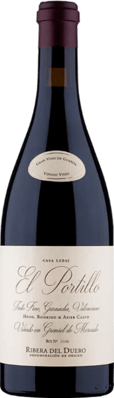 54,95 € 免费送货 | 红酒 Casa Lebai. El Portillo D.O. Ribera del Duero 西班牙 Tempranillo, Grenache 瓶子 75 cl