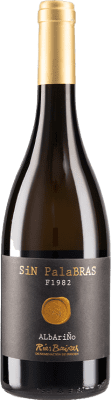 66,95 € Envío gratis | Vino blanco CastroBrey Sin Palabras F 1982 D.O. Rías Baixas España Albariño Botella 75 cl