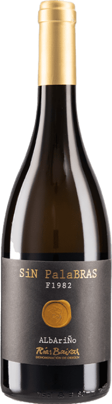 66,95 € Envío gratis | Vino blanco CastroBrey Sin Palabras F 1982 D.O. Rías Baixas España Albariño Botella 75 cl