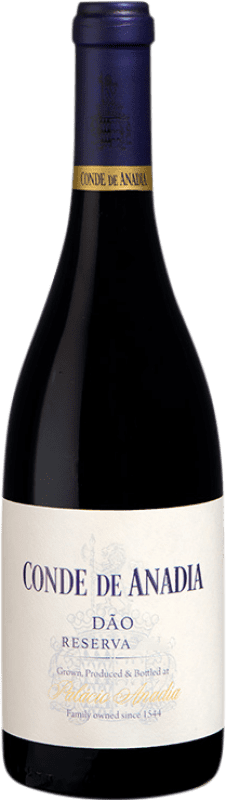 31,95 € Kostenloser Versand | Rotwein Conde de Anadia Reserve I.G. Dão Portugal Touriga Nacional, Alfrocheiro, Jaén Flasche 75 cl