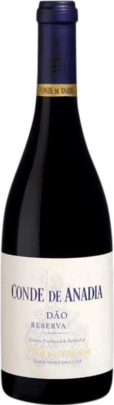 24,95 € Envío gratis | Vino tinto Conde de Anadia Reserva I.G. Dão Portugal Touriga Nacional, Alfrocheiro, Jaén Botella 75 cl