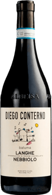 24,95 € Бесплатная доставка | Красное вино Diego Conterno Baluma D.O.C. Langhe Италия Nebbiolo бутылка 75 cl