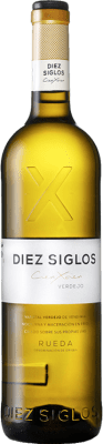 10,95 € Kostenloser Versand | Weißwein Diez Siglos D.O. Rueda Spanien Verdejo 75 cl