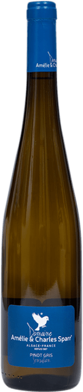 22,95 € Kostenloser Versand | Weißwein Amélie & Charles Sparr Sensation A.O.C. Alsace Frankreich Pinot Gris — Grauburgunder 75 cl