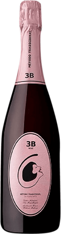 17,95 € Envio grátis | Espumante rosé Filipa Pato 3B Rosé D.O.C. Bairrada Portugal Baga, Bical Garrafa 75 cl