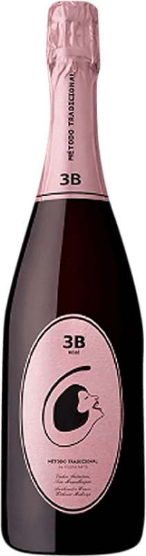 17,95 € Envío gratis | Espumoso rosado Filipa Pato 3B Rosé D.O.C. Bairrada Portugal Baga, Bical Botella 75 cl