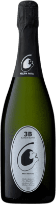17,95 € Бесплатная доставка | Белое игристое вино Filipa Pato 3B Blanc de Blancs I.G. Portugal Португалия Rabigato — Рабигату, Cercial — Серсиаль, Bical — Бикал Бутылка 75 cl