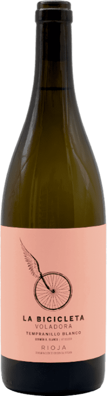 15,95 € Бесплатная доставка | Белое вино Germán R. Blanco La Bicicleta Voladora D.O.Ca. Rioja Испания Tempranillo White бутылка 75 cl