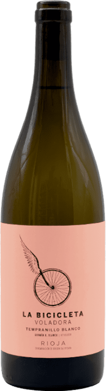 15,95 € Spedizione Gratuita | Vino bianco Germán R. Blanco La Bicicleta Voladora D.O.Ca. Rioja Spagna Tempranillo Bianco Bottiglia 75 cl