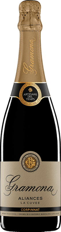 17,95 € Бесплатная доставка | Белое игристое Gramona La Cuvée Alliances Corpinnat Испания Macabeo, Xarel·lo, Parellada бутылка 75 cl