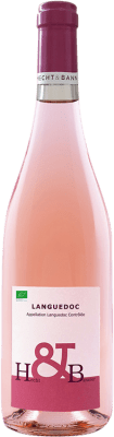 9,95 € Envío gratis | Vino rosado Hecht & Bannier Rosé A.O.C. Languedoc Francia Syrah, Garnacha, Mourvèdre, Cinsault Botella 75 cl