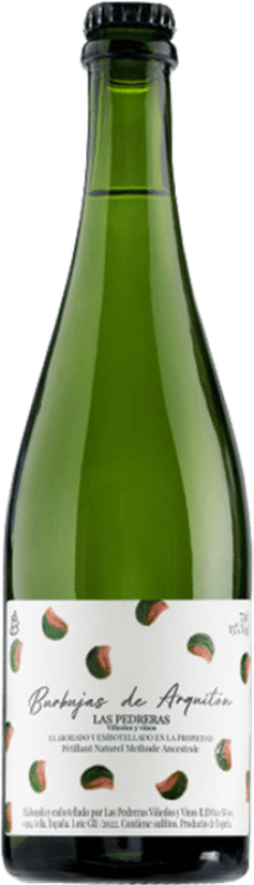 49,95 € Envío gratis | Espumoso Blanco Las Pedreras Burbujas de Arquitón España Garnacha Botella 75 cl