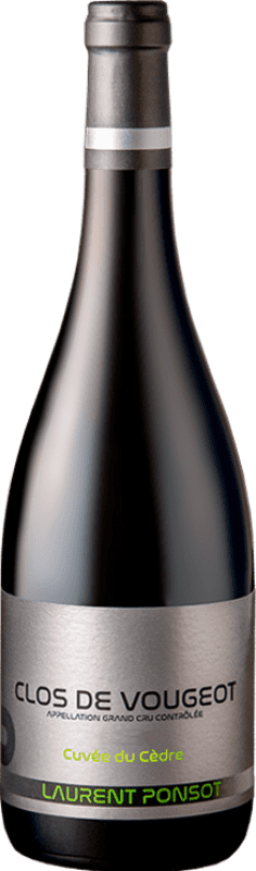 693,95 € Envio grátis | Vinho tinto Laurent Ponsot Cuvée du Cèdre A.O.C. Clos de Vougeot França Pinot Preto Garrafa 75 cl