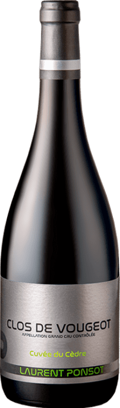 693,95 € Envío gratis | Vino tinto Laurent Ponsot Cuvée du Cèdre A.O.C. Clos de Vougeot Francia Pinot Negro Botella 75 cl