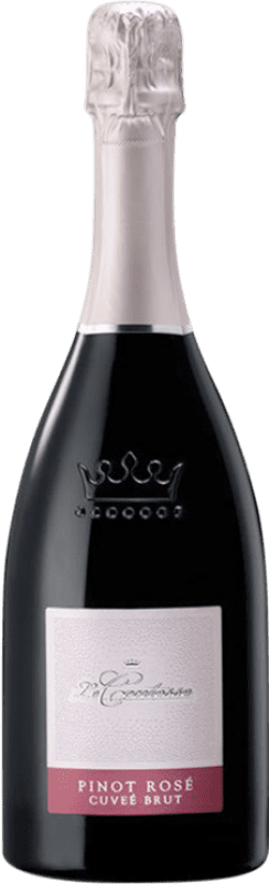 11,95 € Envio grátis | Espumante rosé Le Contesse Rosé Brut Itália Pinot Preto, Pinot Branco Garrafa 75 cl