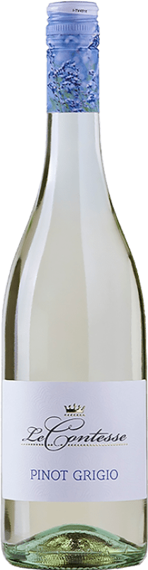 17,95 € Envio grátis | Espumante branco Le Contesse Frizzante I.G.T. Delle Venezie Itália Pinot Cinza Garrafa 75 cl