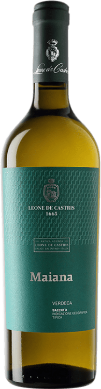 13,95 € Бесплатная доставка | Белое вино Leone De Castris Maiana I.G.T. Salento Италия Verdeca бутылка 75 cl