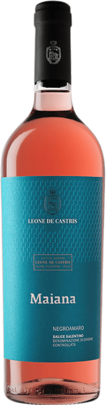 14,95 € 免费送货 | 玫瑰酒 Leone De Castris Maiana Rosato D.O.C. Salice Salentino 意大利 Malvasia Black, Negroamaro 瓶子 75 cl