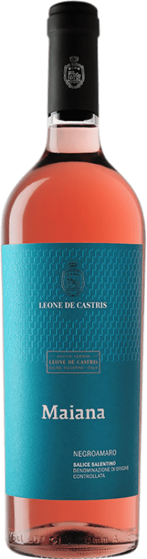 7,95 € Free Shipping | Rosé Wine Leone De Castris Maiana D.O.C. Salice Salentino Italy Malvasia, Negroamaro Bottle 75 cl