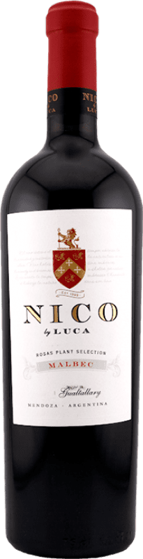 102,95 € Envío gratis | Vino tinto Luca Wines Laura Catena Nico I.G. Mendoza Argentina Malbec Botella 75 cl
