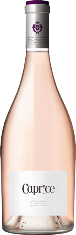 18,95 € Envío gratis | Vino rosado Les Maîtres Caprice A.O.C. Côtes de Provence Francia Syrah, Rolle Botella 75 cl
