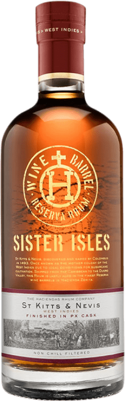 41,95 € Free Shipping | Rum Marqués de La Concordia Sister Isles PX Pedro Ximénez Sherry Cask Finish Saint Kitts and Nevis Bottle 70 cl