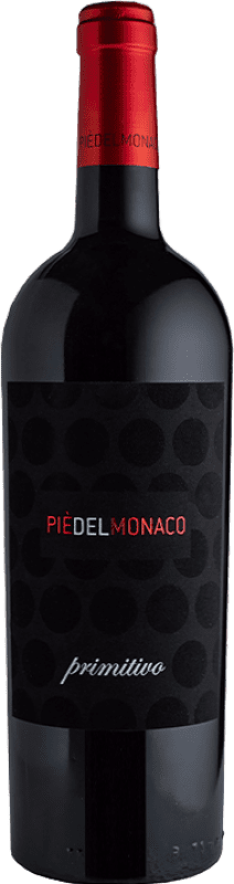 19,95 € Spedizione Gratuita | Vino Rosso Masseria Tagaro Piè del Monaco I.G.T. Salento Italia Primitivo 75 cl