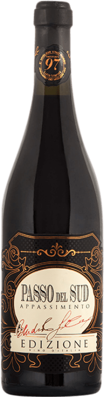 15,95 € Envio grátis | Vinho tinto Masseria Tagaro Passo del Sud Appassimento I.G.T. Puglia Itália Merlot, Primitivo, Nero di Troia Garrafa 75 cl