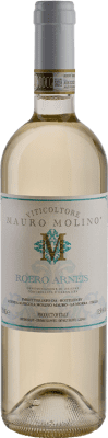18,95 € Бесплатная доставка | Белое вино Mauro Molino D.O.C.G. Roero Италия Arneis — Арнеис 75 cl