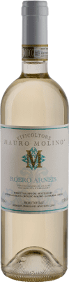 18,95 € Бесплатная доставка | Белое вино Mauro Molino D.O.C.G. Roero Италия Arneis бутылка 75 cl