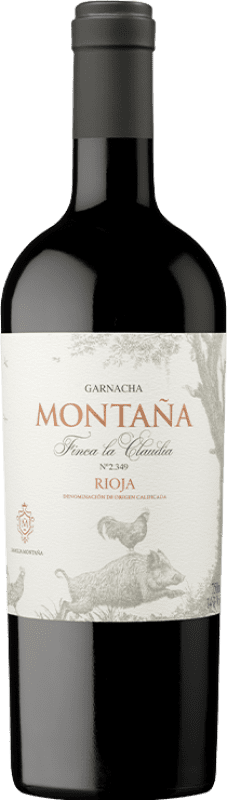 39,95 € 免费送货 | 红酒 Montaña Finca la Claudia D.O.Ca. Rioja 西班牙 Grenache 瓶子 75 cl