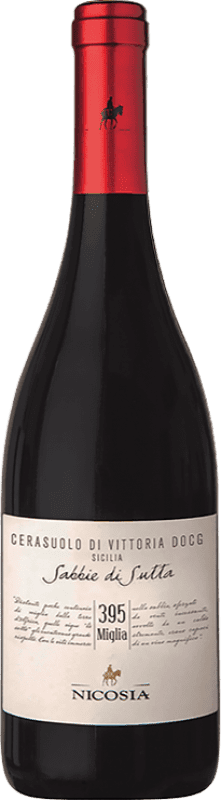 18,95 € Spedizione Gratuita | Vino rosso Nicosia Sabbie di Sutta D.O.C.G. Cerasuolo di Vittoria Italia Nero d'Avola, Frappato Bottiglia 75 cl