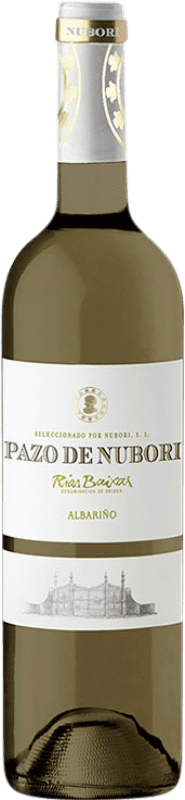 12,95 € Бесплатная доставка | Белое вино Nubori Pazo D.O. Rías Baixas Испания Albariño бутылка 75 cl