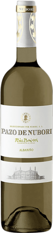12,95 € Kostenloser Versand | Weißwein Nubori Pazo D.O. Rías Baixas Spanien Albariño — Albarinho 75 cl