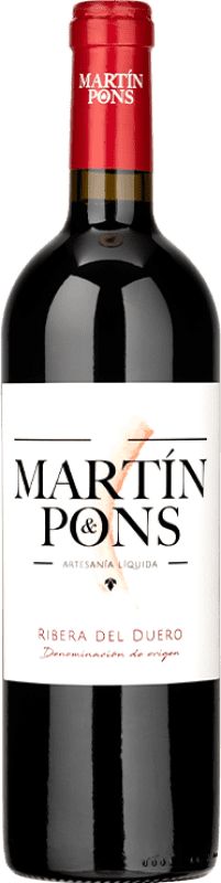 24,95 € Envoi gratuit | Vin rouge Nuntium Martin & Pons D.O. Ribera del Duero Espagne Tempranillo Bouteille 75 cl