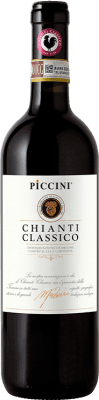 14,95 € Kostenloser Versand | Rotwein Piccini D.O.C.G. Chianti Classico Italien Sangiovese Flasche 75 cl