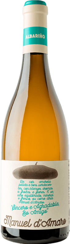 17,95 € Envío gratis | Vino blanco Señorío de Rubiós Manuel d'Amaro D.O. Rías Baixas España Albariño Botella 75 cl