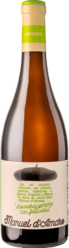 25,95 € Envío gratis | Vino blanco Señorío de Rubiós Manuel d'Amaro D.O. Rías Baixas España Loureiro Botella 75 cl