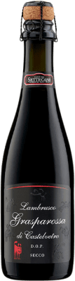 7,95 € Envío gratis | Espumoso blanco Settecani Tradizione Secco D.O.C. Lambrusco Grasparossa di Castelvetro Italia Lambrusco Grasparossa Botella 75 cl