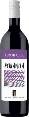 14,95 € Free Shipping | Red wine Triacca Perlavilla I.G.T. Terrazze Retiche Italy Nebbiolo Bottle 75 cl