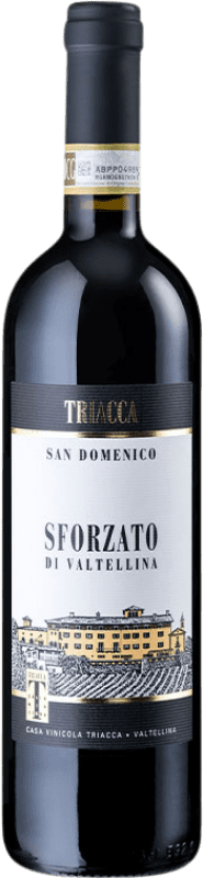 46,95 € Kostenloser Versand | Rotwein Triacca San Domenico D.O.C.G. Sforzato di Valtellina Italien Nebbiolo Flasche 75 cl