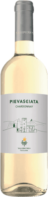 16,95 € Бесплатная доставка | Белое вино Vallepicciola Pievasciata I.G.T. Toscana Италия Chardonnay бутылка 75 cl