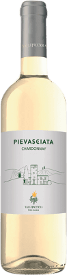 16,95 € 免费送货 | 白酒 Vallepicciola Pievasciata I.G.T. Toscana 意大利 Chardonnay 瓶子 75 cl
